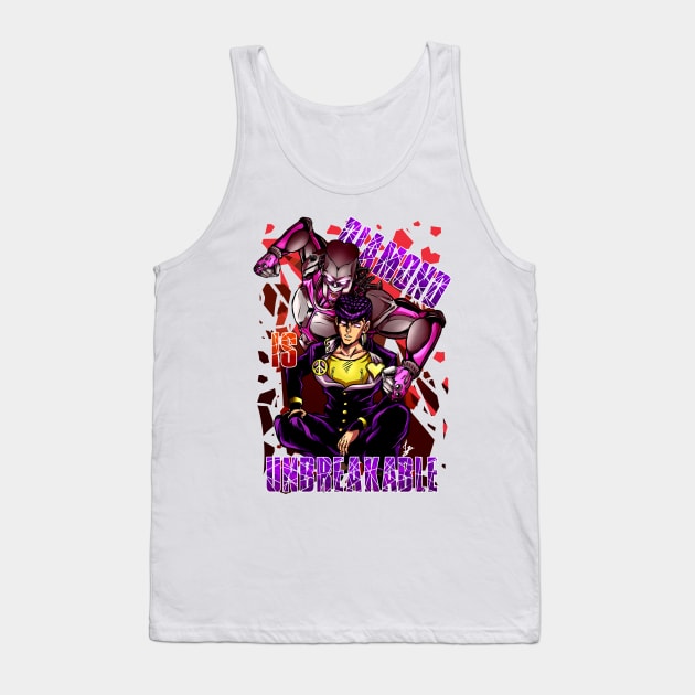 Josuke is Unbreakable! Tank Top by LucasBrenner